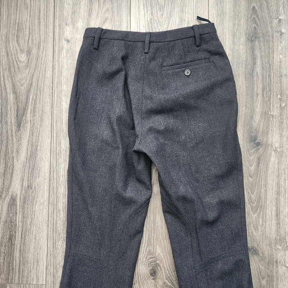 Prada Gray Wool Trouser Pants Slacks Straight Leg 38 - Picture 11 of 16
